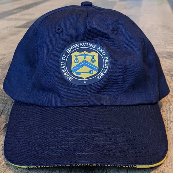United States of America Other - Bureau of Engraving and Printing Hat Navy Blue Cotton Baseball Cap